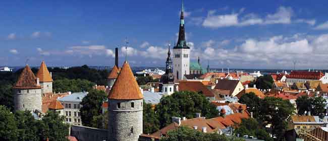 Tallinn - the capital city of Estonia